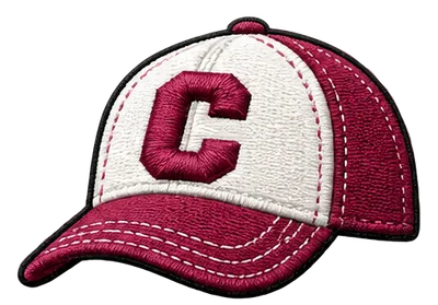 Cap embroidery with letter C